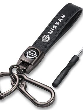 Nissan Leather Keychain
